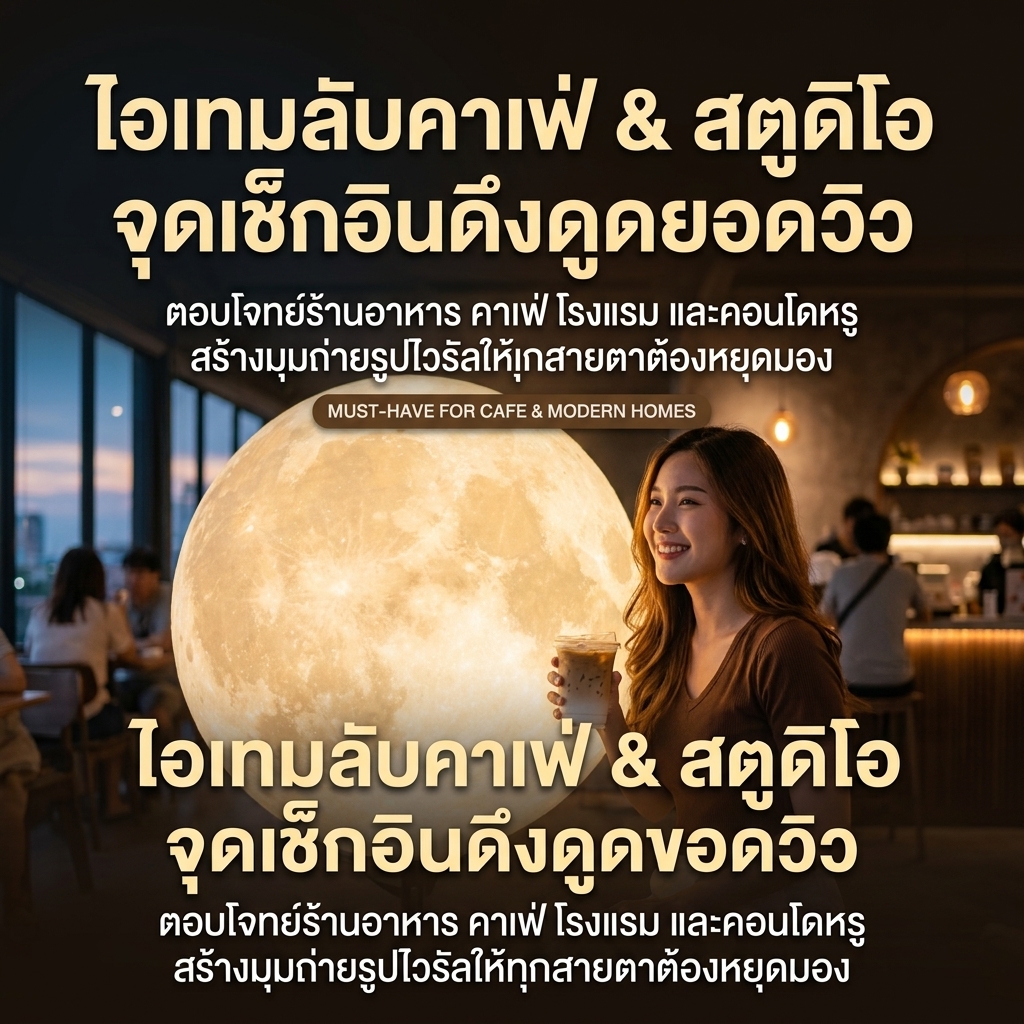 โคมไฟพระจันทร์ 120 CM รูปที่ 5