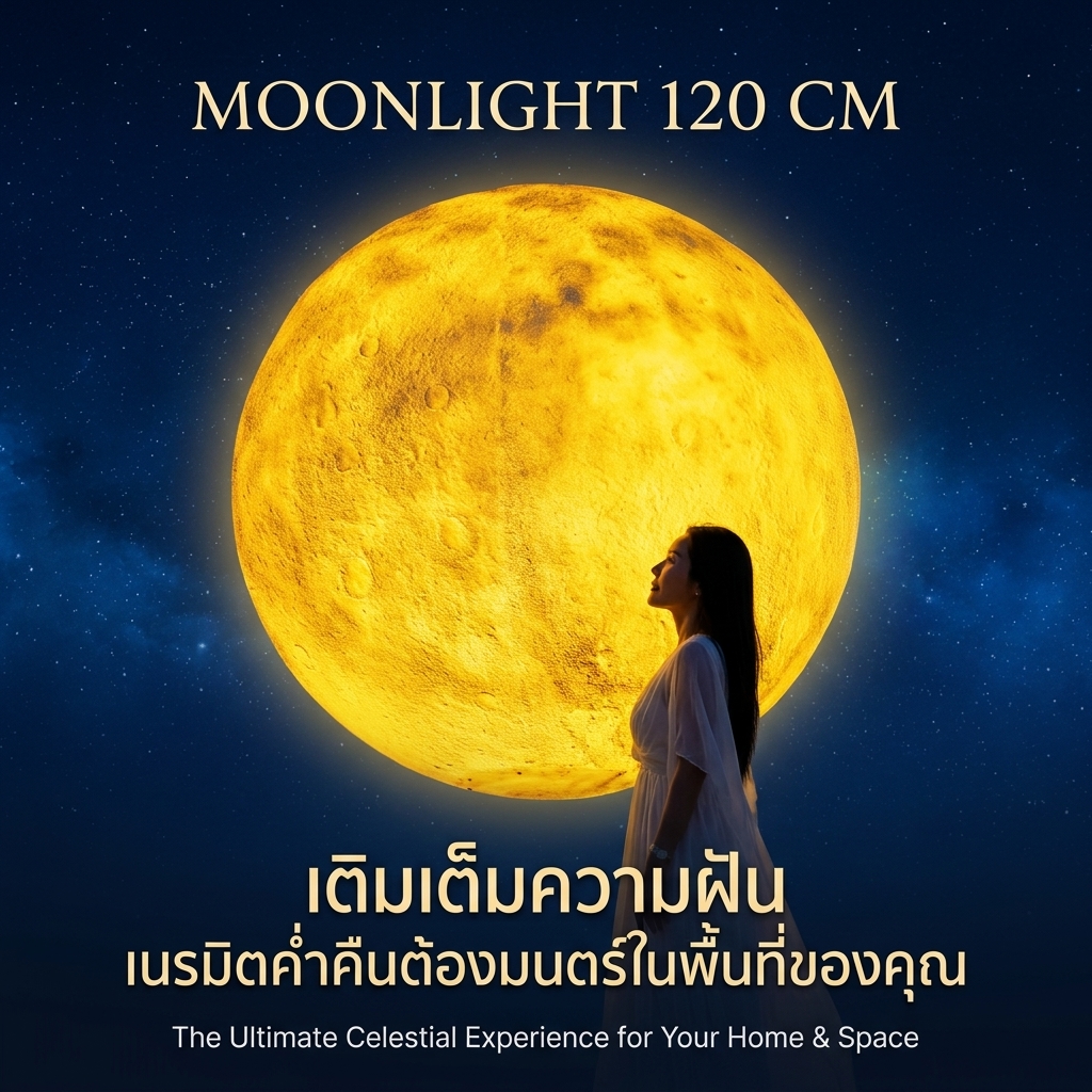 โคมไฟพระจันทร์ 120 CM รูปที่ 10