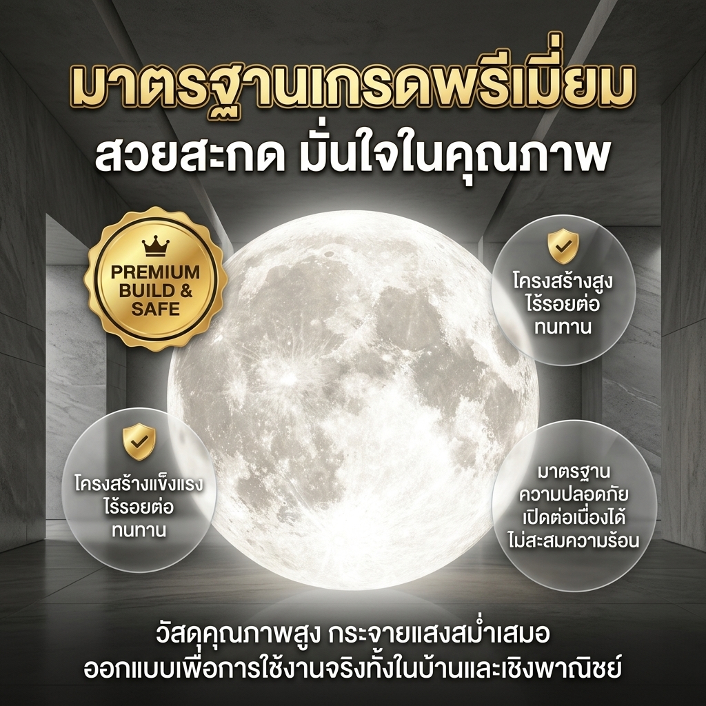 โคมไฟพระจันทร์ 120 CM รูปที่ 4