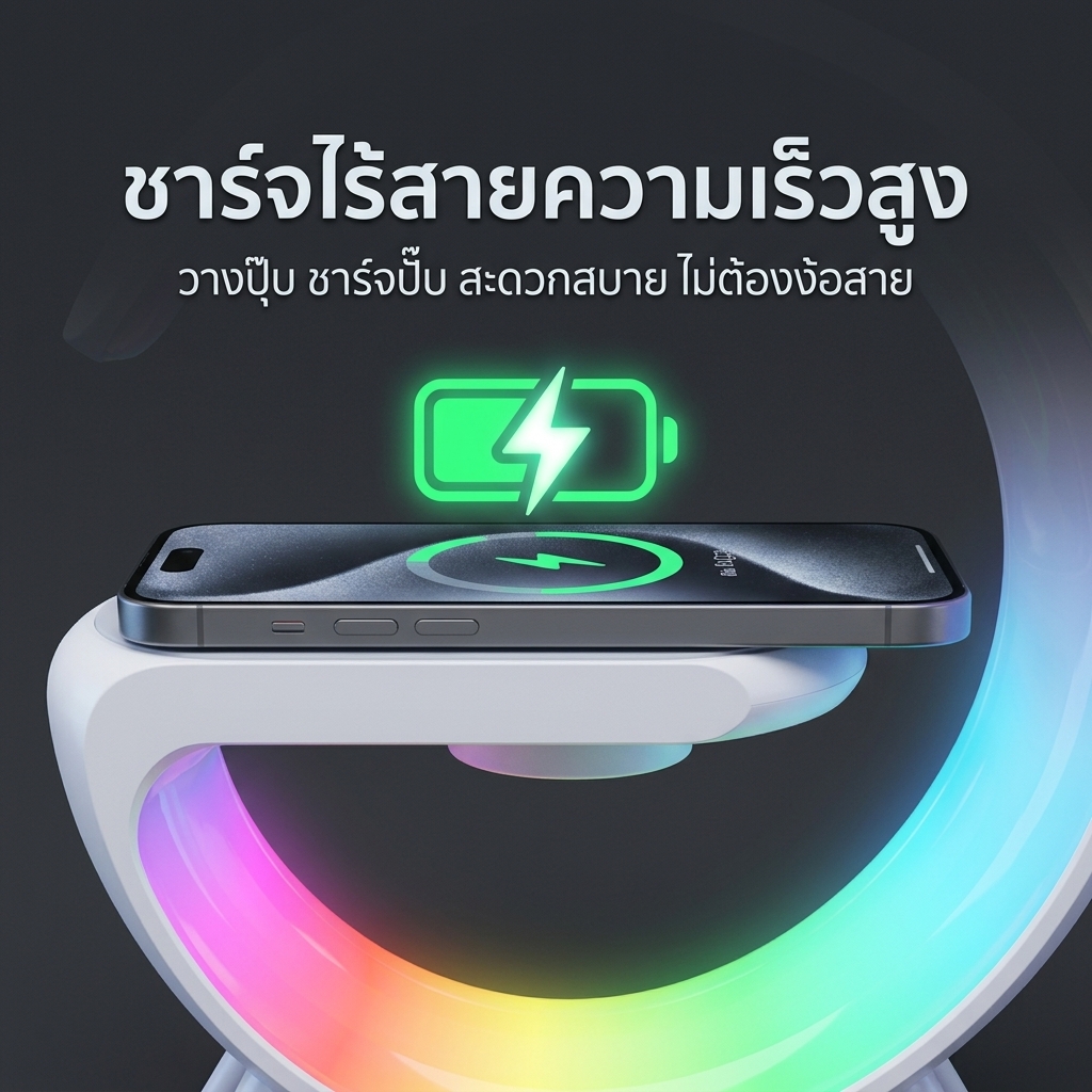 กำลังฮิต ลำโพงบลูทูธ ไร้สาย ชาร์จแบบได้สุด COOL รูปที่ 4