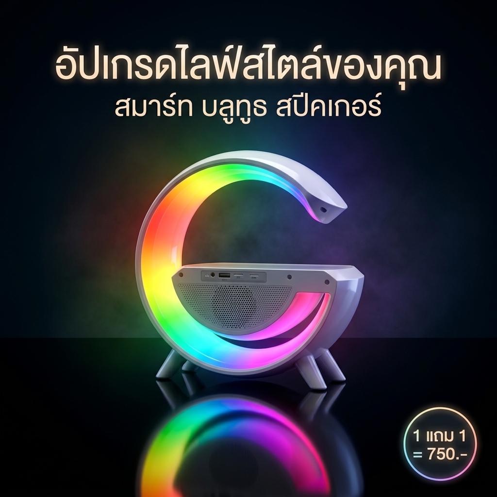 กำลังฮิต ลำโพงบลูทูธ ไร้สาย ชาร์จแบบได้สุด COOL รูปที่ 9