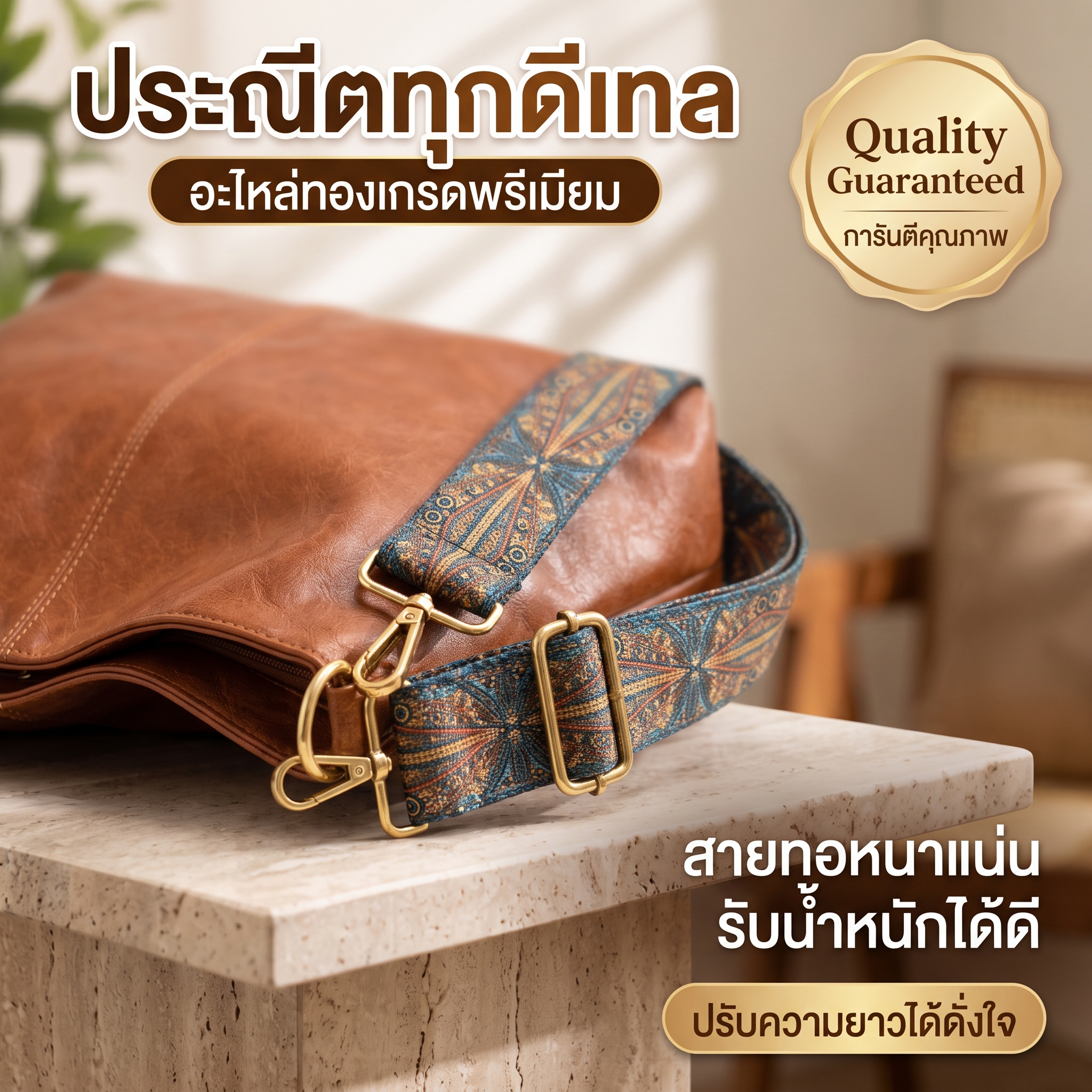 กระเป๋าหนังพรีเมียม Luxury Style รูปที่ 3