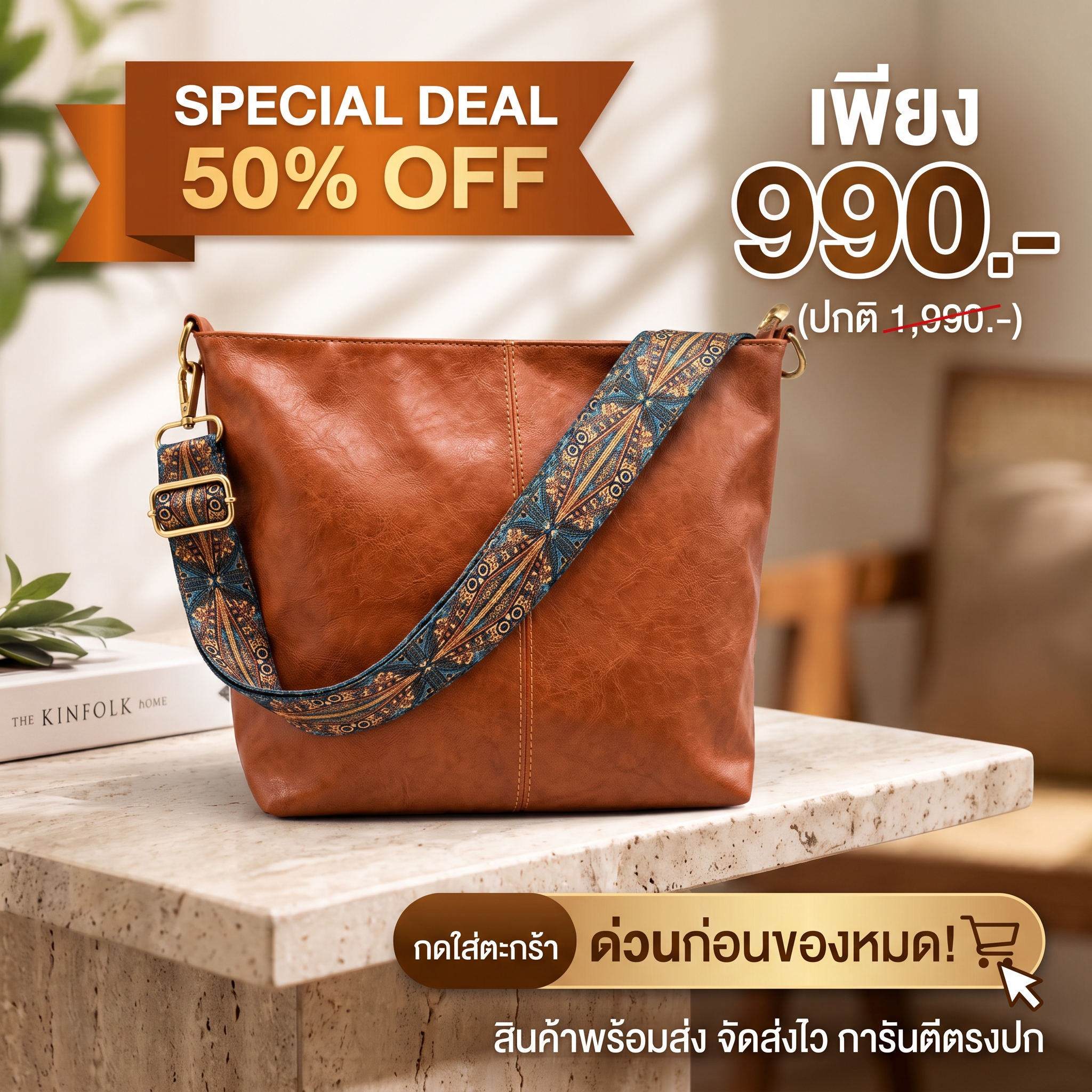กระเป๋าหนังพรีเมียม Luxury Style รูปที่ 9